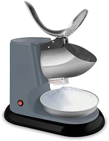 

Бритва, машина для бритья льда, мощная для домашнего и коммерческого использования, стальная дробилка льда с двумя лезвиями и губами, повышенное ледяное излучение