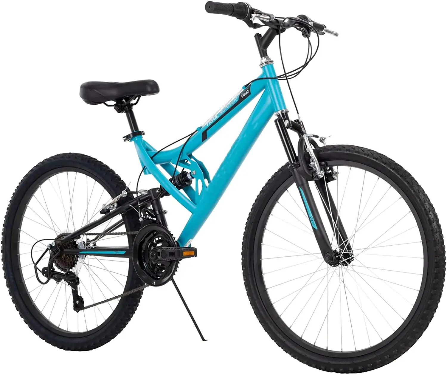 

24" Girls Suspension Mountain Bike, Teal Blue