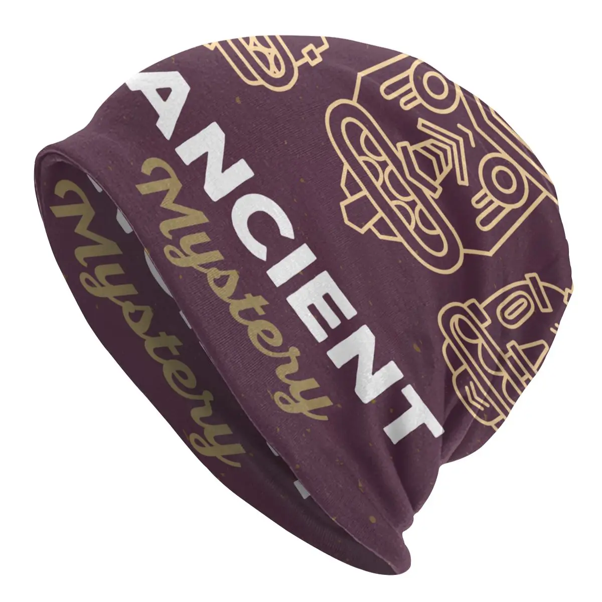 

Set Of Ethnic Tribal Masks Men's Beanies for Women Outdoor Bonnet Hats Unisex Knitted Hat Hip Hop Cap