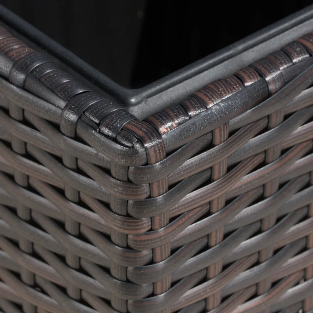 Горшки для растений плетеные цветочные горшки большой коричневый женский набор