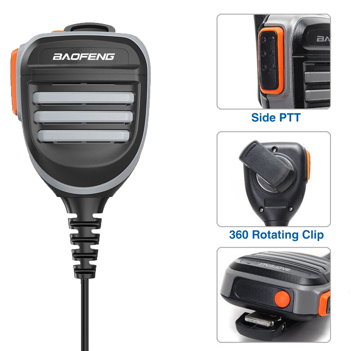 

Baofeng Radio UV-9R Plus Waterproof Shoulder Speaker Microphone For Baofeng UV-XR/ UV-9R PLUS/Pro /ERA BF-9700 A-58 Rainroof Ham