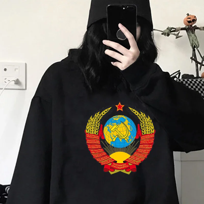 

Ссср женские толстовки с принтом аниме Ulzzang grunge женские толстовки harajuku уличная одежда