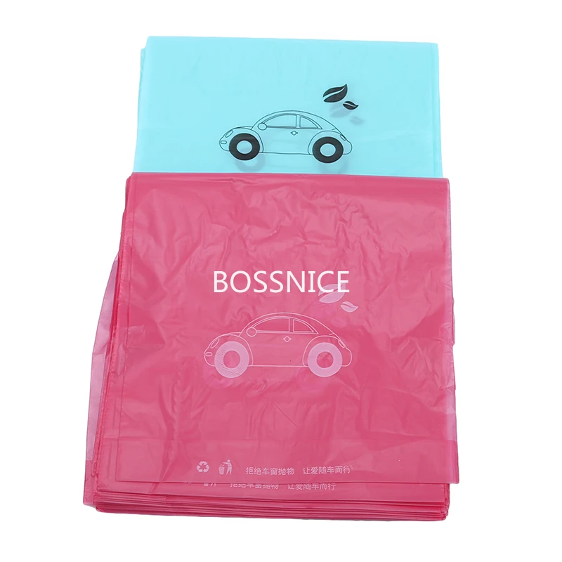 50 шт. Портативный свисающий на мусорный мешок стильная футболка с изображением