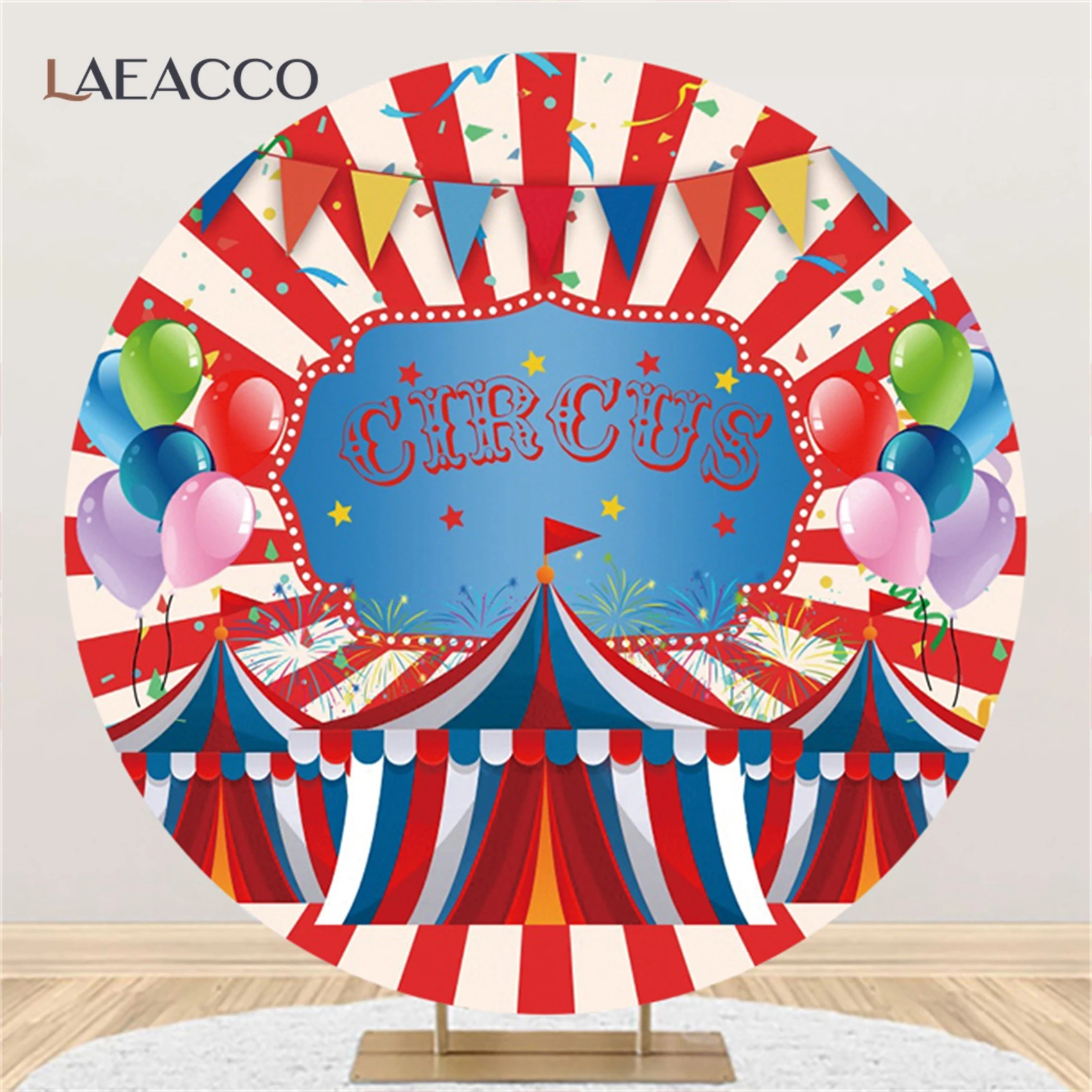 Красный белый синий полосатый фотографический фон для детского дня рождения -