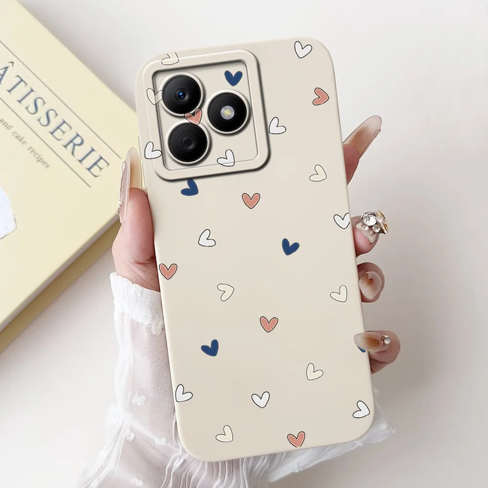 Противоударный мягкий силиконовый чехол-накладка для телефона Realme C63 4G