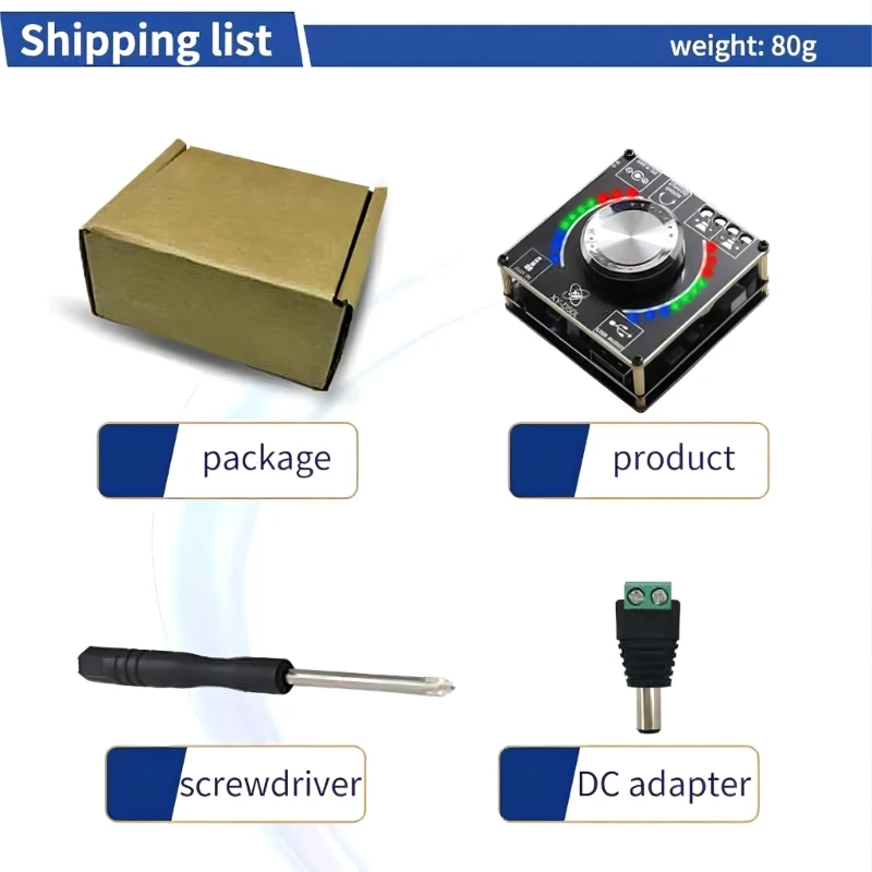 XY ~ D50L цифровые усилители мощности 50Wx2 стерео плата питания 2 канала плавные