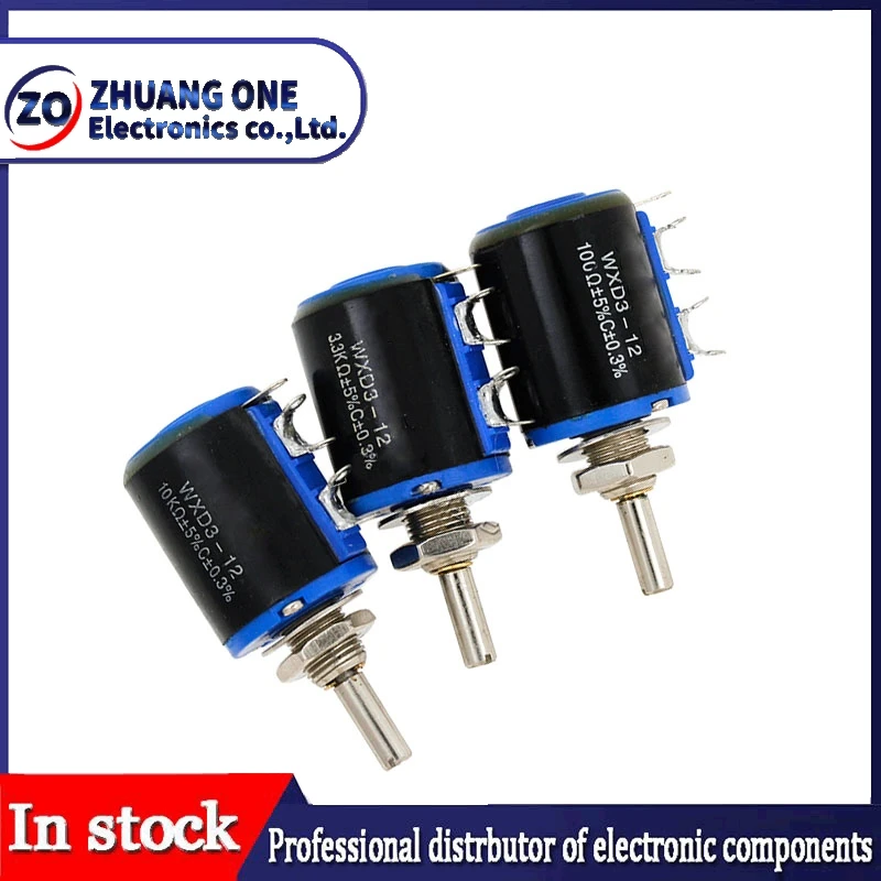 WXD3-12-1W Потенциометр 1W 100R 220R 2 2K 3 3K 4 7K Ом С Серой Ручкой Кастрюля Для Обрезки