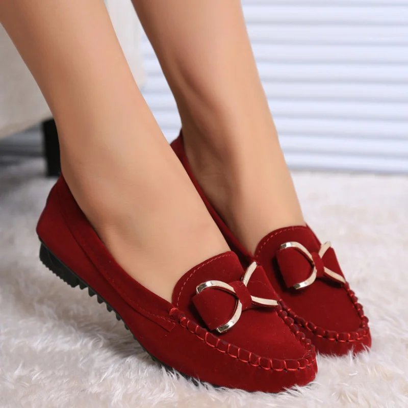 

2023 Fashion Casual Lofers Women's Flat Shoes Ladies Elegant Butterfly-Knot Comfortable Shoes Women Soft Classic Office Shoes