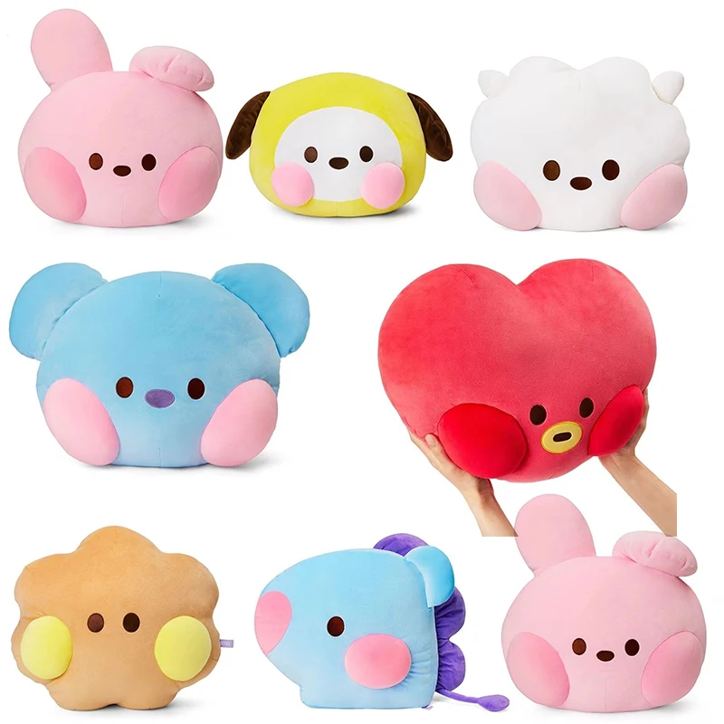 

Kpop Star Bt21 Plush Toy TATA Nap Pillow RJ CHIMMY COOKY SHOOKY MANG KOYA VAN Bangtan Boys Stuffed Doll Fans Gift