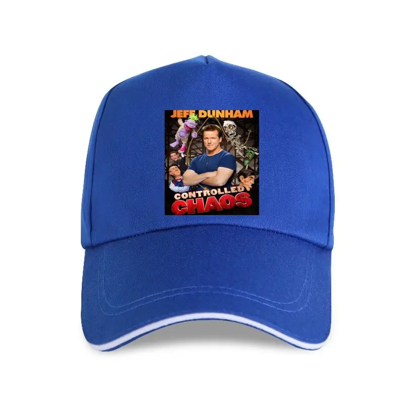 

Funny Men white Black Baseball cap Controlled Chaos Cotton For Men Black