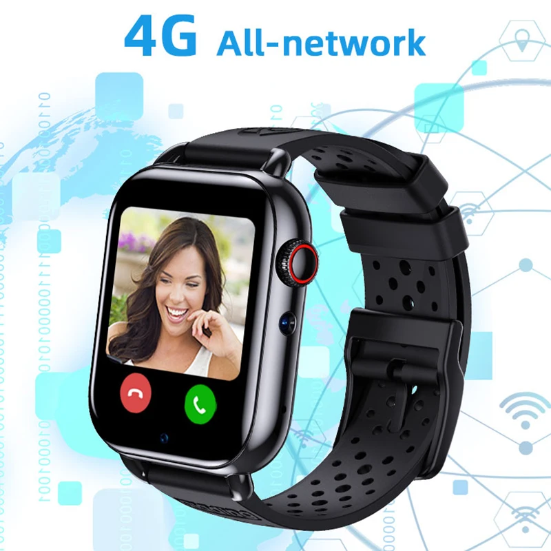 eaor t3 dual camera kids smart watch 4g lte gps wifi app download ipx7 waterproof children phone smartwatch android 9 0 1gb8gb free global shipping