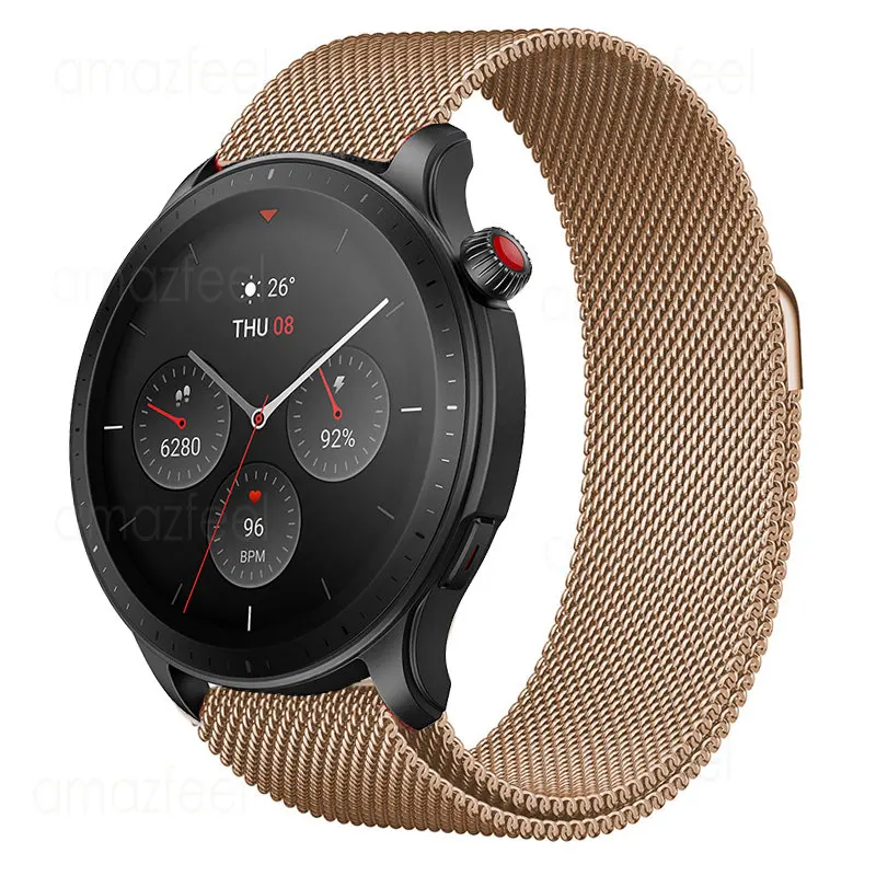 

Браслет металлический для Amazfit GTR 4/3/3 Pro/2, 20/22 мм