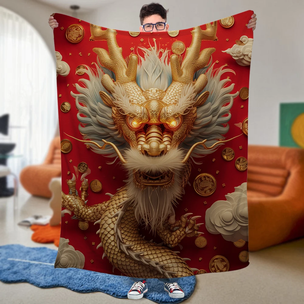 Индивидуальные одеяла настенные комнатные коврики с драконом тотемным простыни
