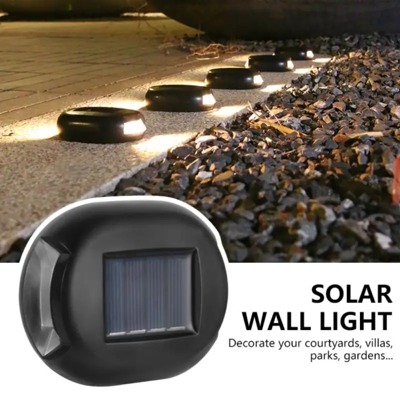 

Outdoor Solar Light Smart Light Control LED Waterproof Lighting Park Courtyard Fence Street Garden Decoration Lamp Wall Decor