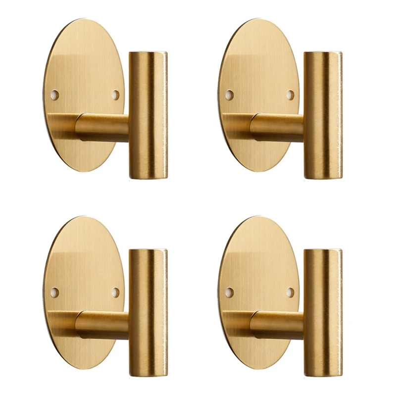 

4Pcs Bath Towel Hook,Stainless Steel Robe Towel Hook Heavy Duty Door Hanger,Suitable For Bathroom Bedroom Kitchen