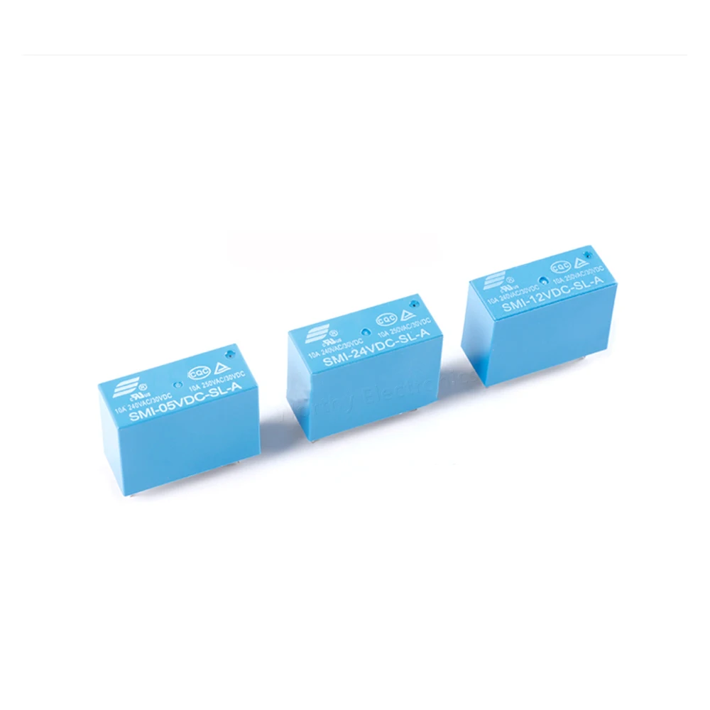 

Free shipping 10pcs/lot SMI-05V/12V/24VDC-SL-A 4Pin Relay New and original