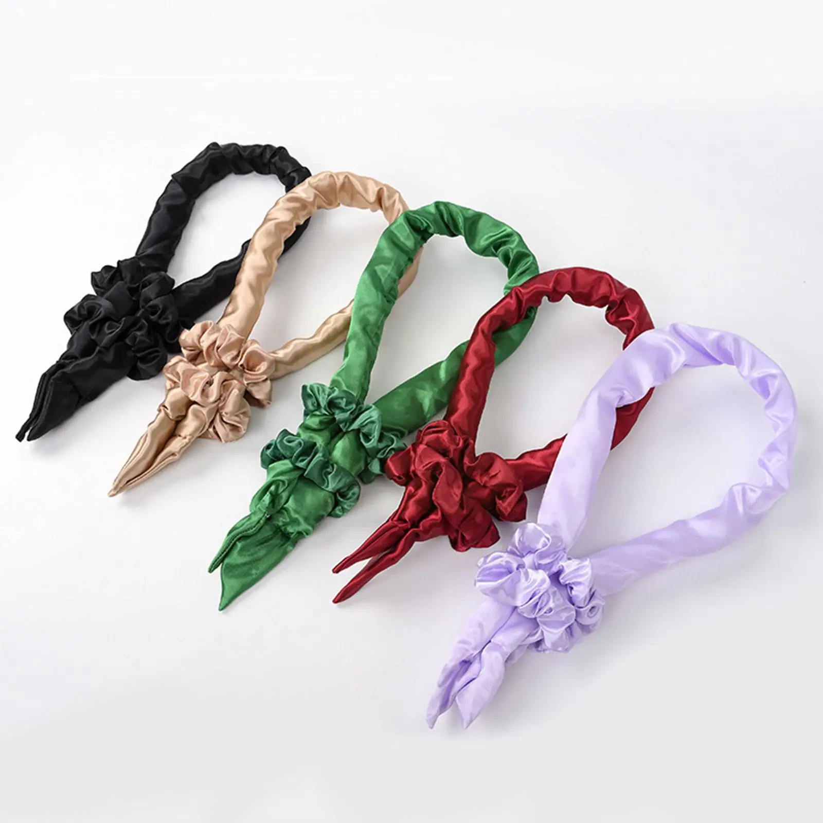 Модные женские резинки для волос девочек щипцы завивки большая эластичная