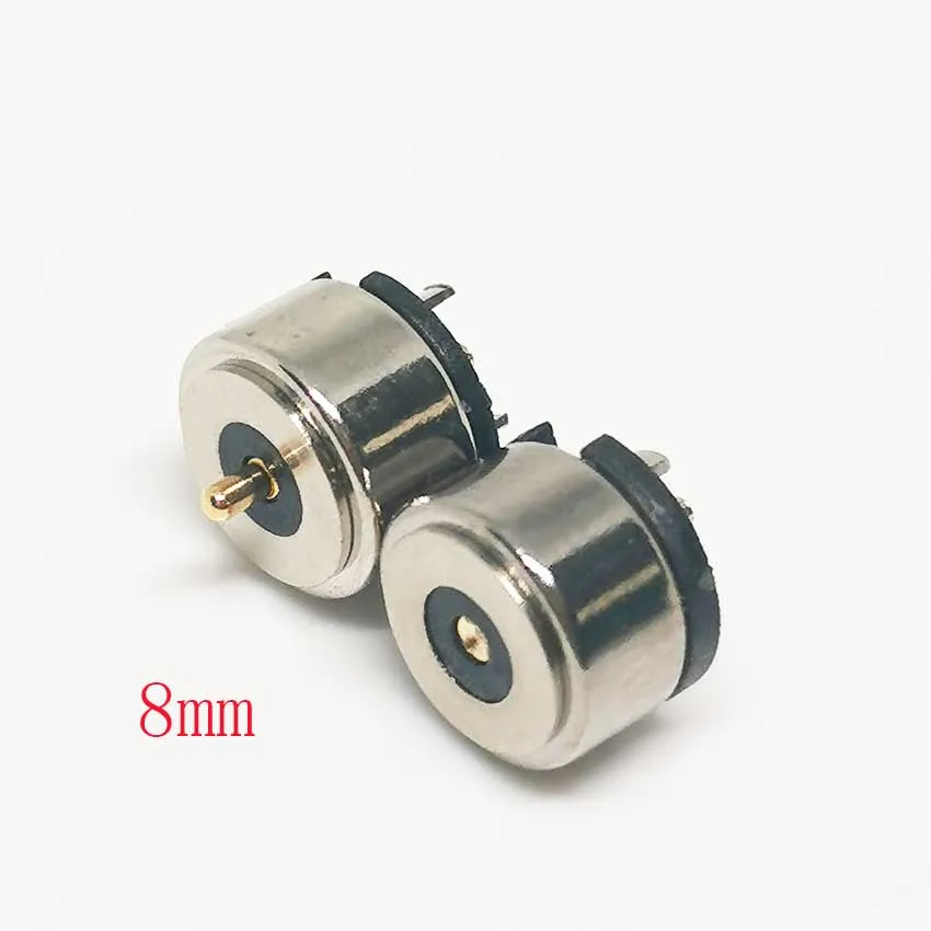 1 пара 10 мм Магнитный умный магнитный разъем постоянного тока для зарядки стаканов с водой 2 а/10 сильных токов Магнитная фоторозетка