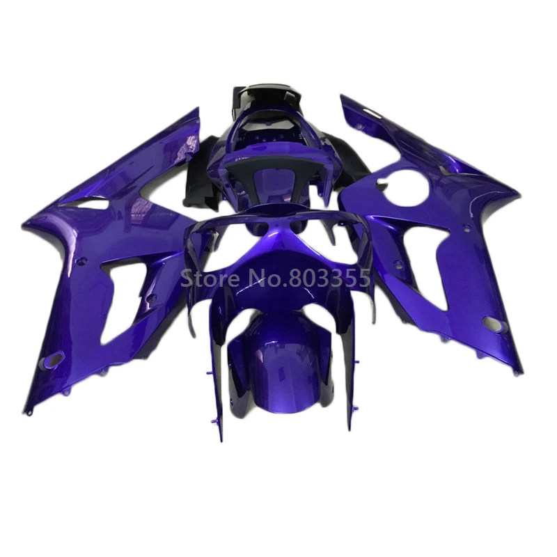 

Purple All New Injection fairings Kits Fit For Kawasaki ZX6R 2003 2004 Aftermarket Fairings zx6r 03 04 Premium Bodywork MK82