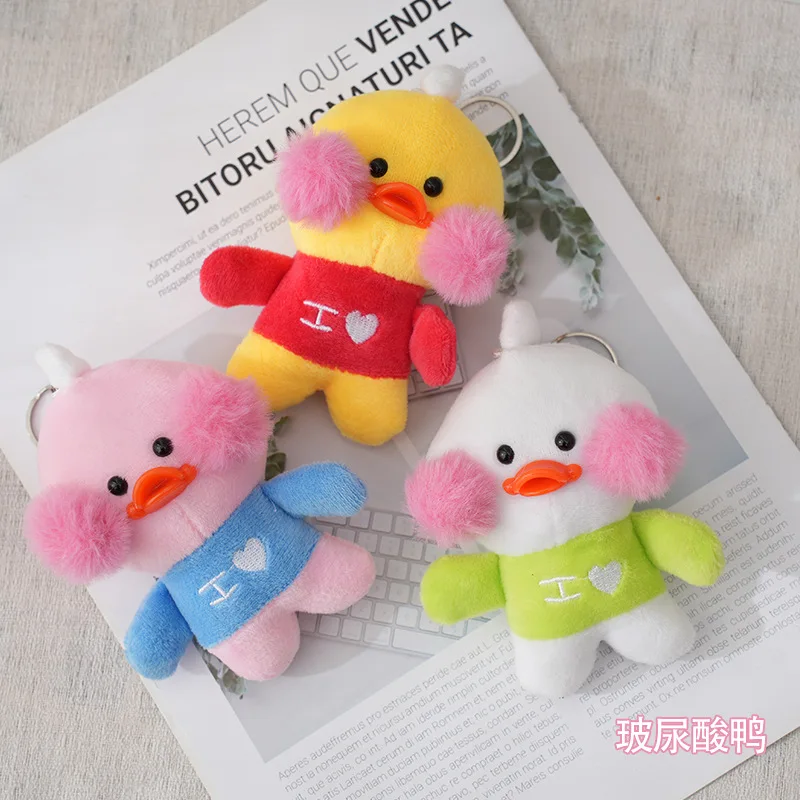 

Sweater hyaluronic acid small yellow duck doll pendant plush toys cute gripper doll rag doll
