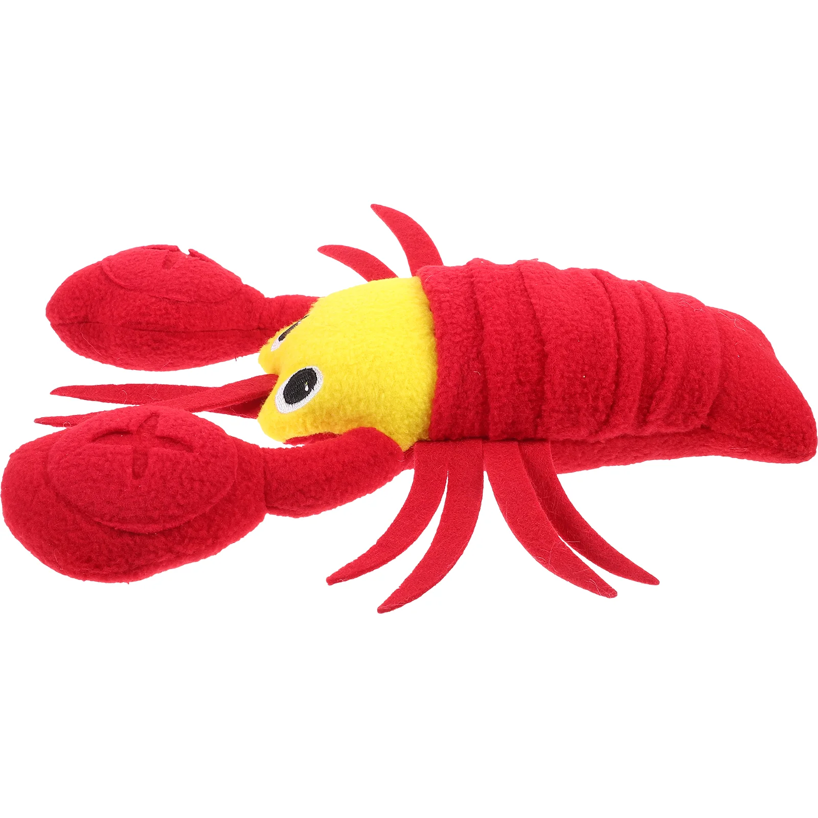 

Pet Toys Plush Squeaky Dog Small Dogs Chew Stuffed Crayfish Animals Cartoon Shrimp Shaped