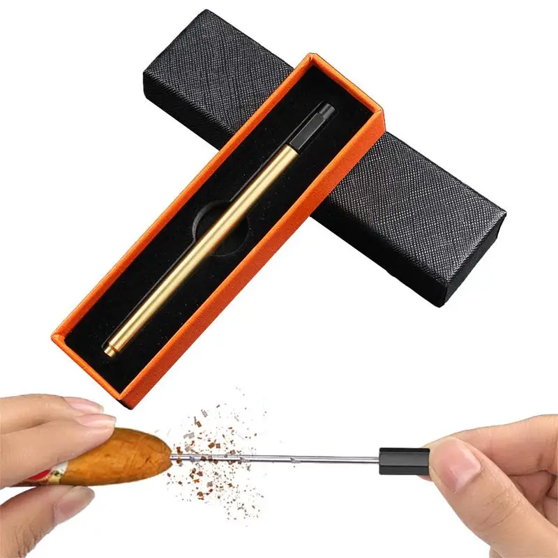 

Инструмент для усиления рисования сигар, точная игла из нержавеющей стали для сигар, практичное устройство для всех размеров сигар, хороший помощник