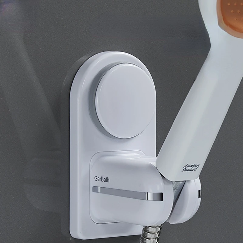 High Quality Universal Adjustable Hand Shower Holder Suction Cup Holder Shower Rail Head Holder Bathroom Bracket Stable Rotation