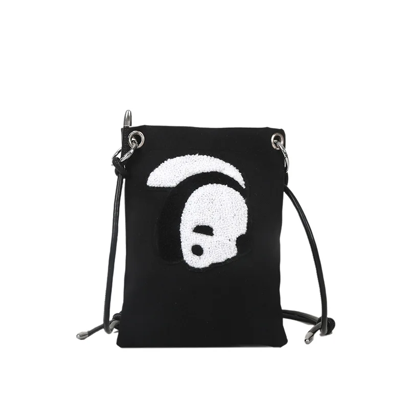 

Новая модная сумка, сумка на одно плечо, маленькая квадратная женская сумка через плечо, трендовая женская сумка с милой пандой, женская сумка с мультяшным рисунком