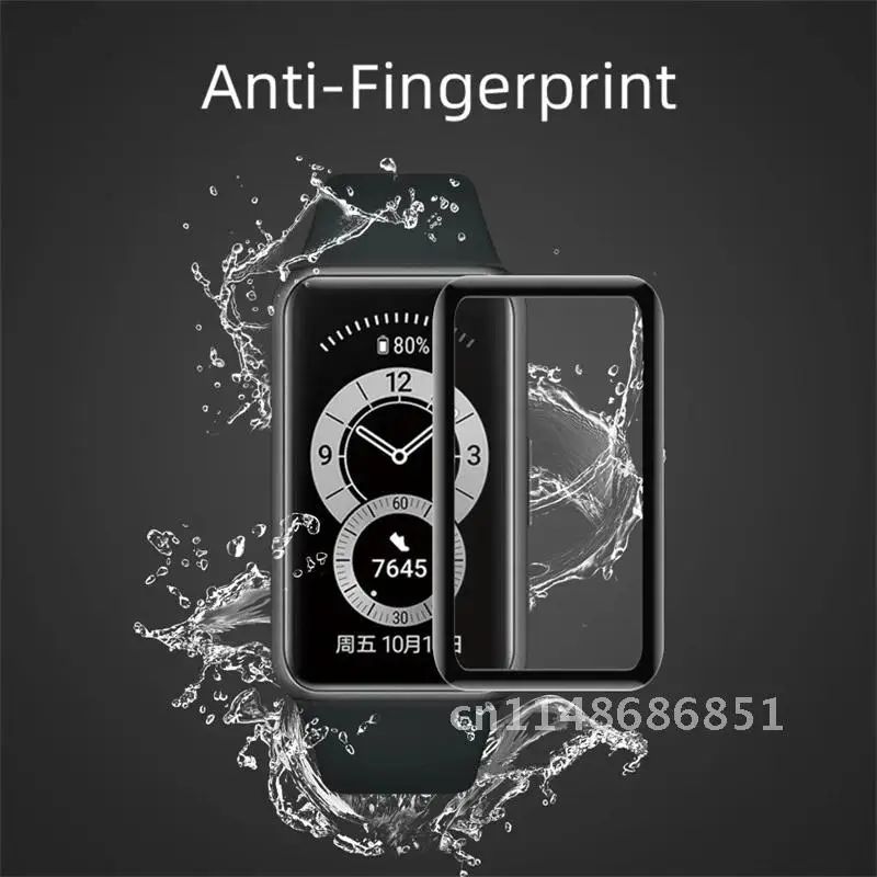 Изогнутое защитное стекло 9D для Huawei Band 6 защитная пленка экрана 1-3 шт. аксессуары