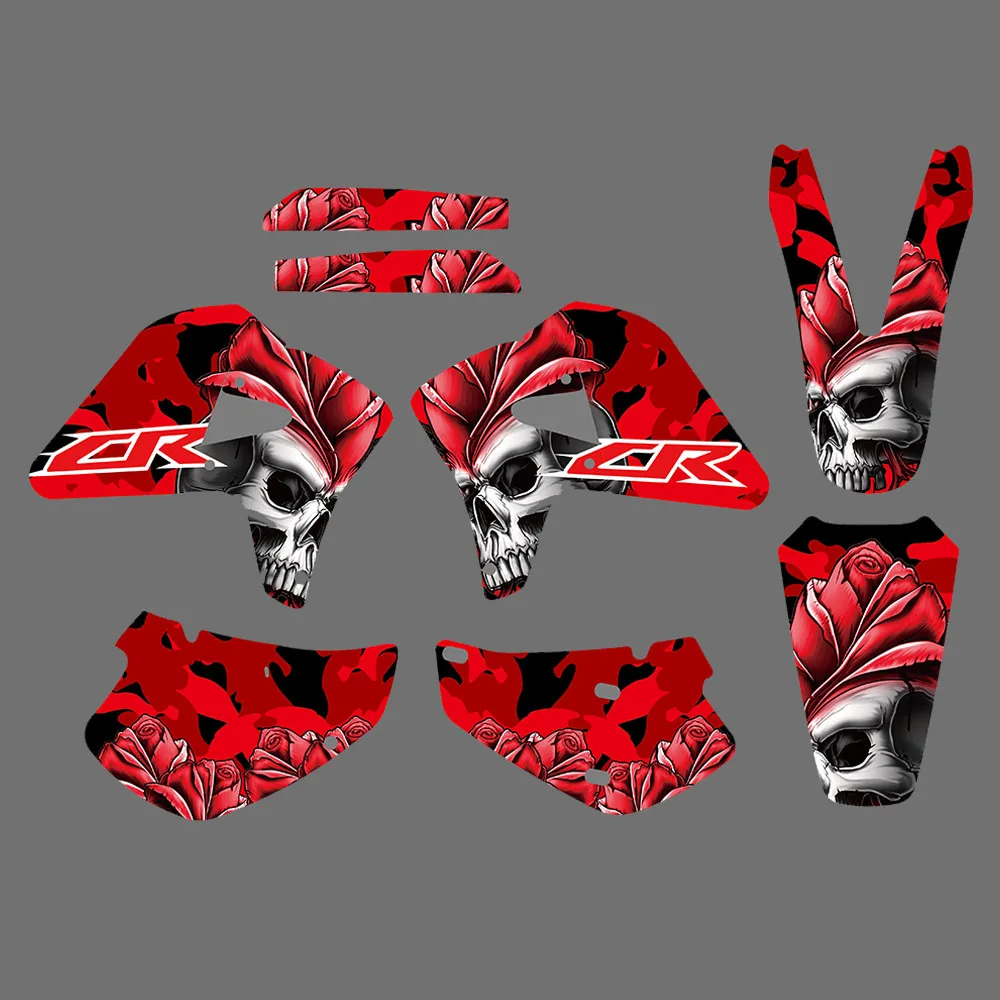 

Motocross For Honda XR650R XR 650 R 2000 2001 2002 2003 2004 2005 2006 2007 2008 2009 Team Graphics Background Decal Sticker