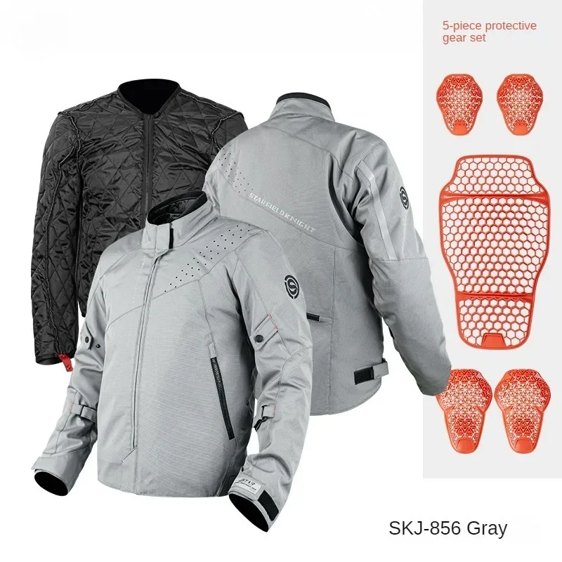 Мотоциклетная зимняя одежда SFK для мужчин и женщин теплая мотоциклетная куртка