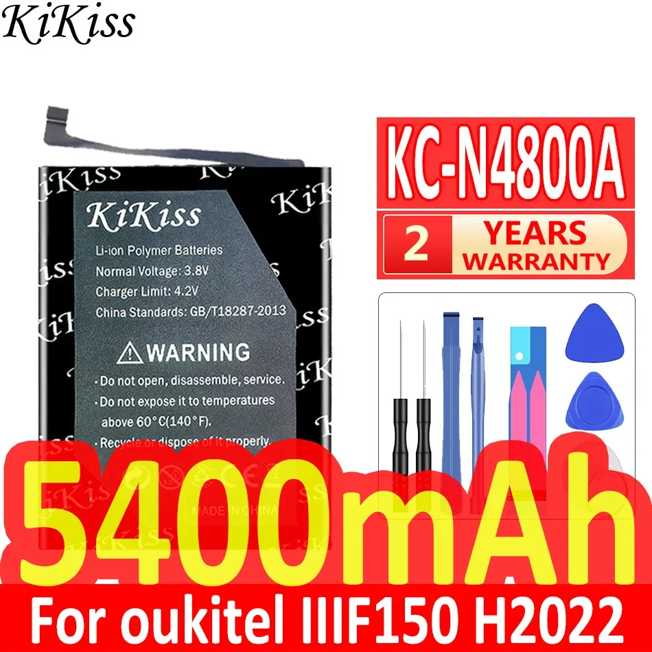 

5400mAh KiKiss Powerful Battery KC-N4800A KCN4800A For oukitel IIIF150 H2022