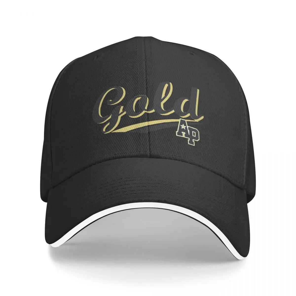 Бейсбольная кепка AP Gold Logo2 Кепка дальнобойщика с козырьком Snapback солнцезащитного