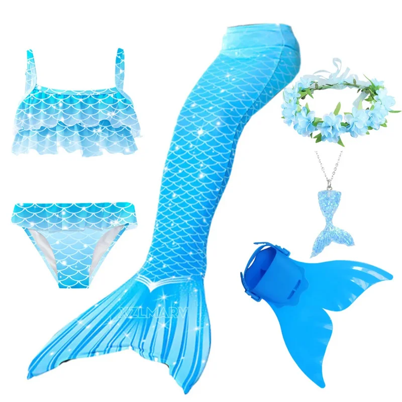 Женский купальный костюм с хвостом Русалочки пляжная одежда моноластами бикини