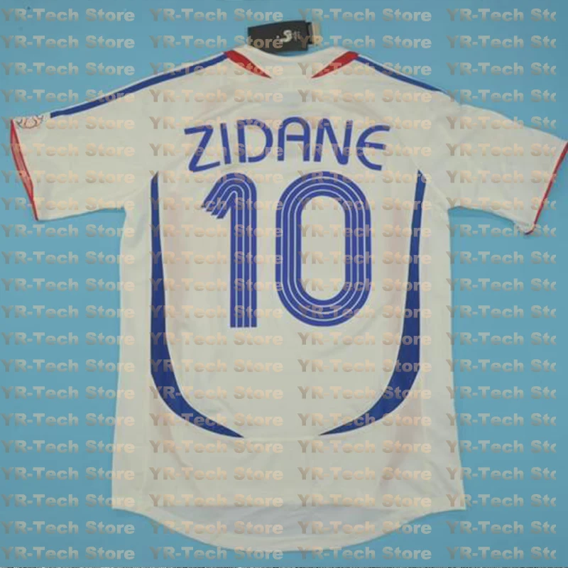 Фото Футболка ZIDANE 10 унисекс в стиле ретро для футбола, повседневная тренировочная футболка, удобная посадка для взрослых, для занятий спортом на открытом воздухе, Франция №1
