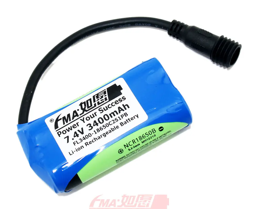 Защищенная литий-ионная батарея японская ячейка 7 4 В Ач для велосипеда Magicshine