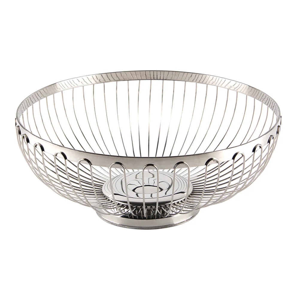 

Fruit Holder Vegetable Basket Stand Black Washing Stainless Steel Colander Bowl