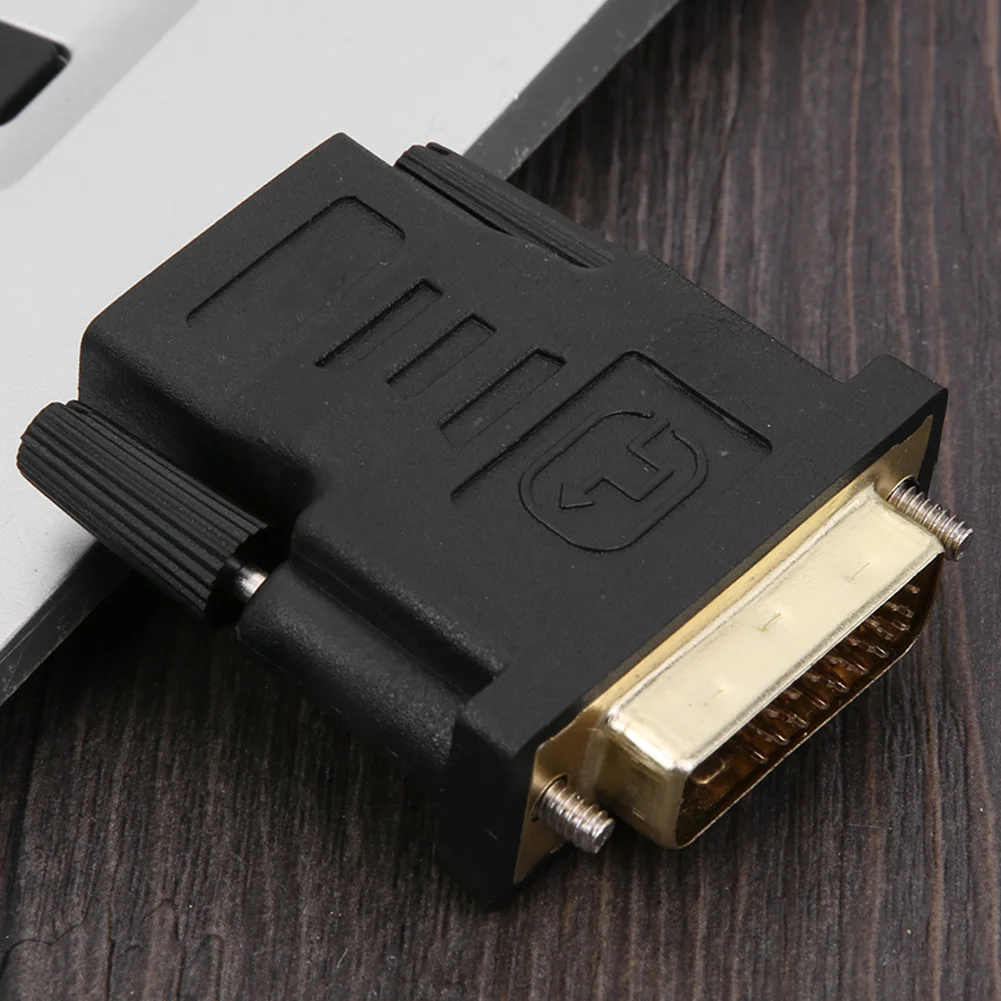 HDMI-compatible Female to DVI 24+1Pin Male Converter Adapter Cable Connecto Plug and Play Monitor TV Gold Plated Connector Part