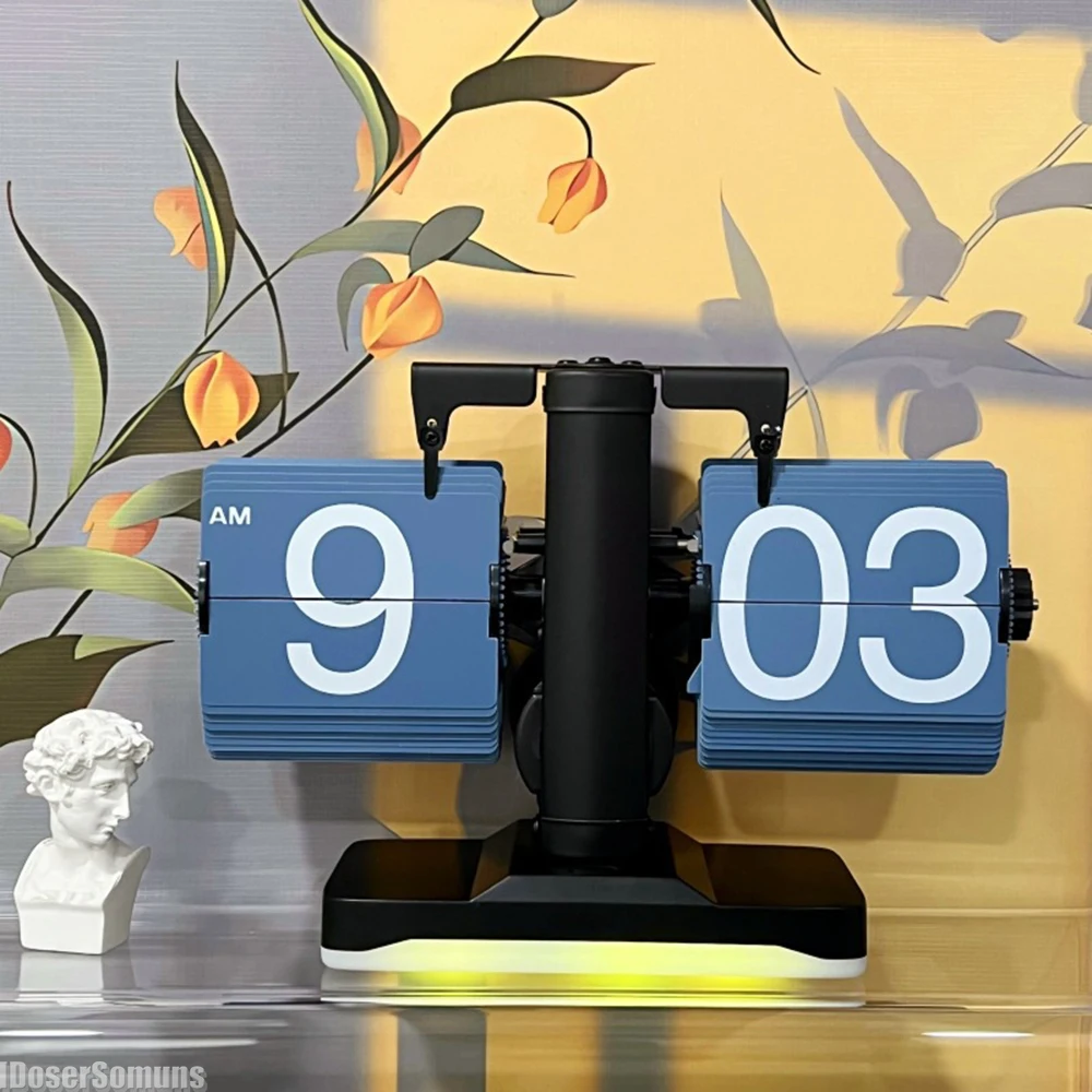 Автоматические часы в европейском стиле для поворота страниц настольные