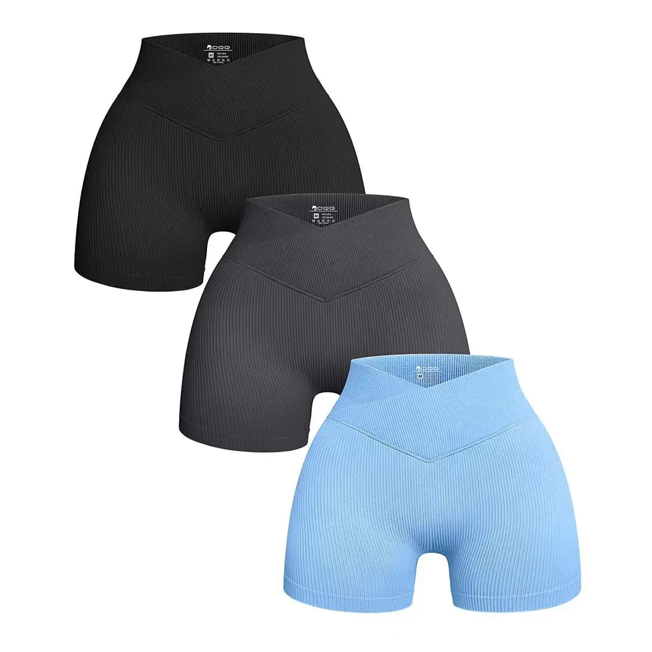 Fitness Sporty Skinny Women Bikier Shorts 2023 Summer Yoga Shorts Rib Workout High Waist Leggings Slim Outfits Fit Sports Pants