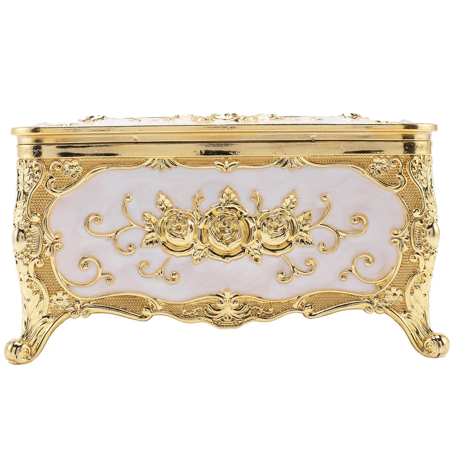

Acrylic Tissue Box Universal Paper Rack Office Table Accessories Home Office KTV Hotel Car Case Holder Gold