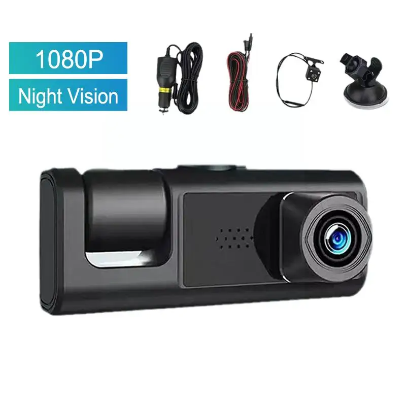 

HD1080P Dash Camera For Car DVR Car Video Recorder Dash Cam Recorder Night Vision G-sensor Loop Recording DVR Night Version C2G4