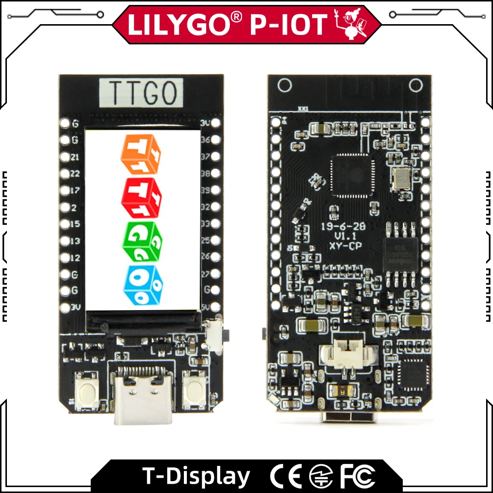 Lilygo® Ttgo T Display Esp32 Development Board Wifi Bluetooth 114 Inch
