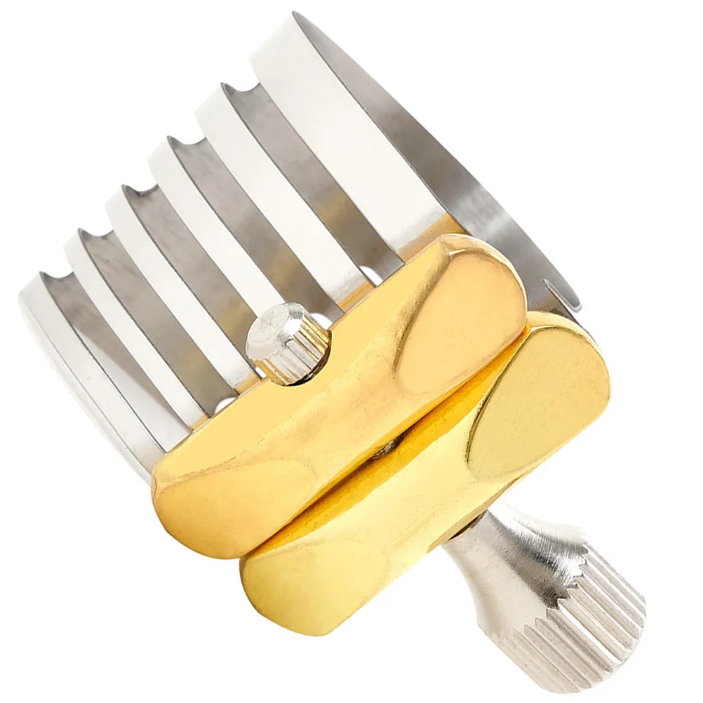 

Saxophone Clamp Brass Fittings Ligature Metal Clips Adjustment Stainless Steel Accessories Reed