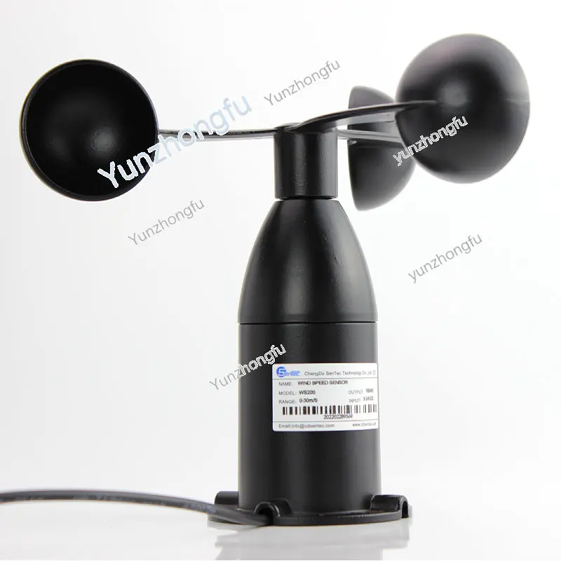 

WS200 RS485 0-5V 0-10V 4-20mA Winding Temperature Aensor Anemometer Wind Speed Sensor for Crane