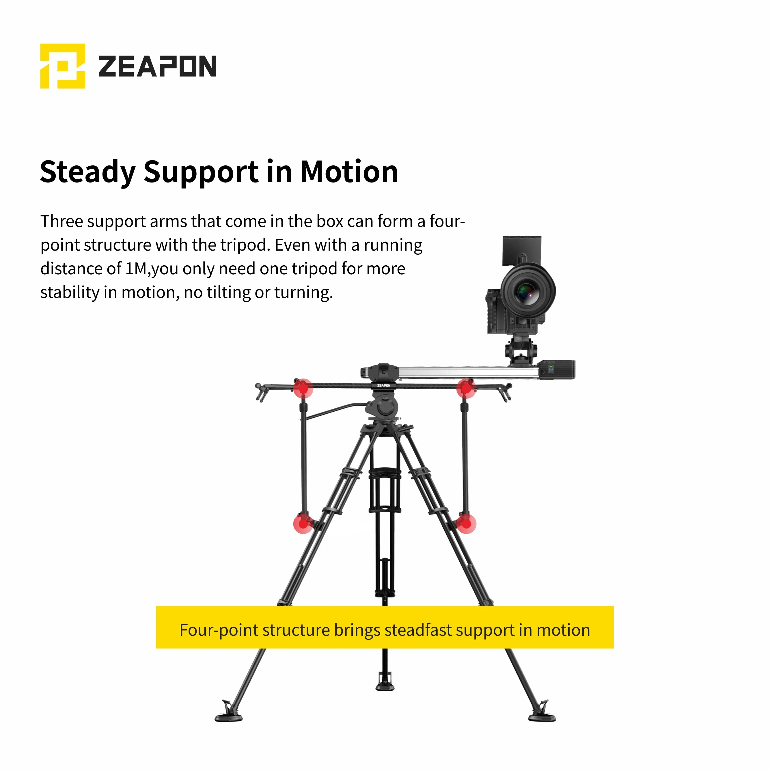 Рельсовый слайдер для DSLR-камеры Zeapon Micro 2 E600 E800 M600 M800 ультратихий моторизованный с