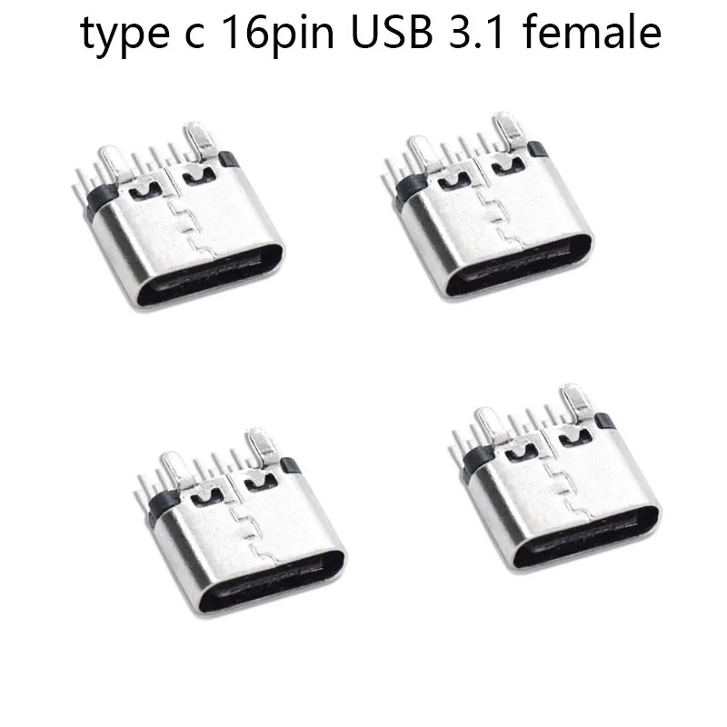 2 шт. USB-коннектор с разъемом USB Type-c 16p