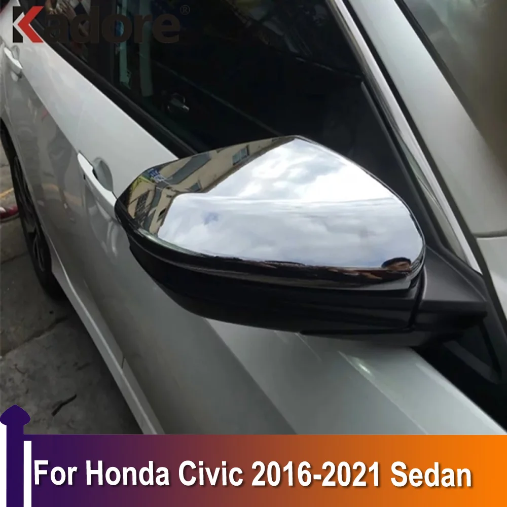 

Для Honda Civic 2016, 2017, 2018, 2019-2021 седан, боковая дверь, задний вид, фотоаксессуары, отделка