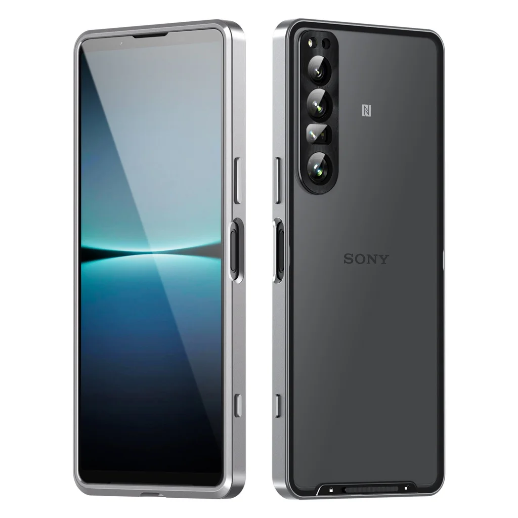 

Shockproof Metal Phone Case For Sony Xperia 1 IV 10 IV Phone Case 3D Strong Aluminum Bumper Camera Lens Protective Frame Cover