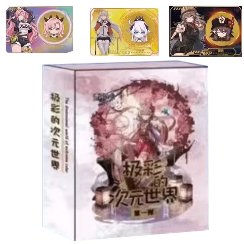 

Goddess Cards Classic Anime Game Popular Female Character Genshin Yae Miko Hu Tao Keqing Creative Sexy Collection Cards Gift SSR